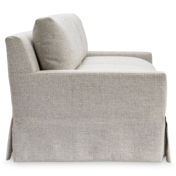 Bernhardt Bernhardt Sutton Three Seat Fabric Sofa Low Profile Tailored Skirt Living Room P5757A