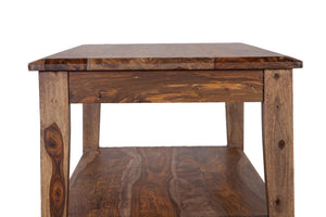 Porter Designs Porter Sonora Solid Sheesham Wood Coffee Table – Handcrafted Elegance With Unique Natural Finish Brown Wood 05-196-13-9740