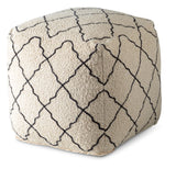 Steve Silver Lattice Square Pouf LT180P