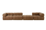 VIG Furniture Divani Casa Everest - Modern Brown Leather Ottoman VGOD-ZW-23118-OTT