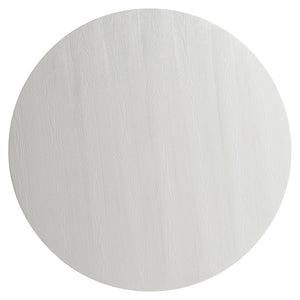 Bernhardt Bernhardt Navar Round Pine-Veneer Dining Table With Sculptural Glossy Faux-Stone Pedestal, Seats 6 Comfortably K1866