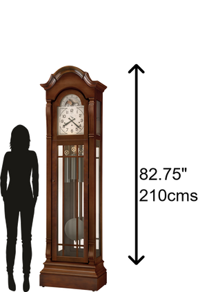 Hekman Furniture 611288 Howard Miller Roderick Iv Grandfather Clock - 93rd Anniversary Edition With Unique Artwork & Craftsmanship Cherry Bordeaux Roderick Iv Grandfather Clock 611288