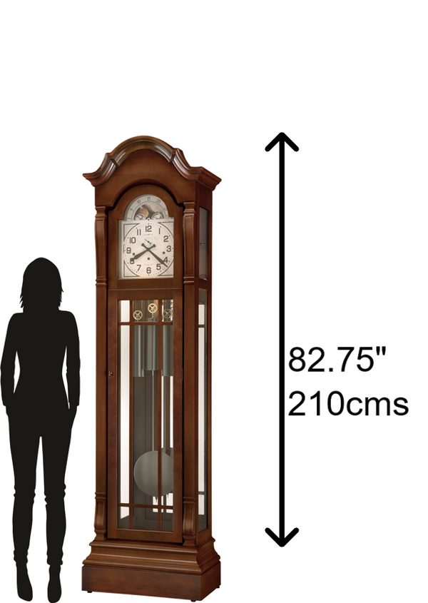 Hekman Furniture 611288 Howard Miller Roderick Iv Grandfather Clock - 93rd Anniversary Edition With Unique Artwork & Craftsmanship Cherry Bordeaux Roderick Iv Grandfather Clock 611288