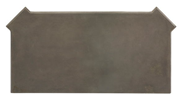 A.R.T. Furniture Arch Gabriel Bedside Chest - New Traditional Parch Finish, Concrete Top, 3 Drawers & Usb Charging Ports Brown, Gray Elm And Parrawood Solids,Cathedral Elm Veneers,Concrete,Metal,Acrylic 233142-2802