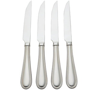 Lenox Reed and Barton Lyndon 4 Piece Steak Knife Set Metallic, STAINLESS METAL 4230819