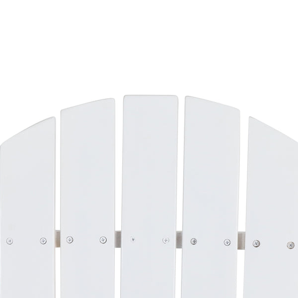 English Elm Christopher Knight Home® - BELLWOOD Adirondack Chair with Folding Design, Rustic Outdoor Wood Seat, Built-In Cup Holder Comfort White 37.75 L x 26.75 W x 8.5 H 68940.00WHI