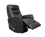 Parker House Parker Living Gemini - Flint Swivel Glider Recliner Flint 90% Polyester, 10% PU (W) MGEM#812GS-FLI