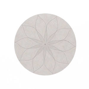 A.R.T. Furniture Mezzanine Dining Table In Dove Gray With Chamfered Edges, Leaf Extension & Nickel-finished Legs Light Gray Parawood And Poplar Solids,Maple Veneer,Resin 325225-2249