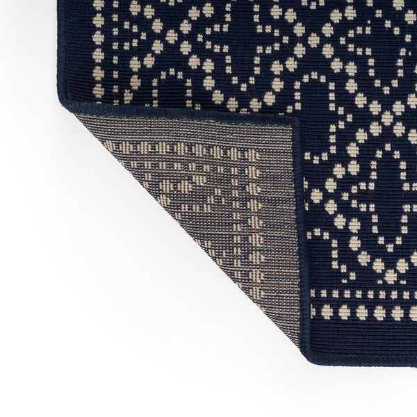 English Elm Christopher Knight Home® - MARINA 4401L Navy Polypropylene Rug 5'3" x 7' Machine Woven Loop Pile Durable Indoor Outdoor Decor 65842.00