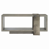 Bernhardt Linea Console Table in Cerused Greige Finish 384910G