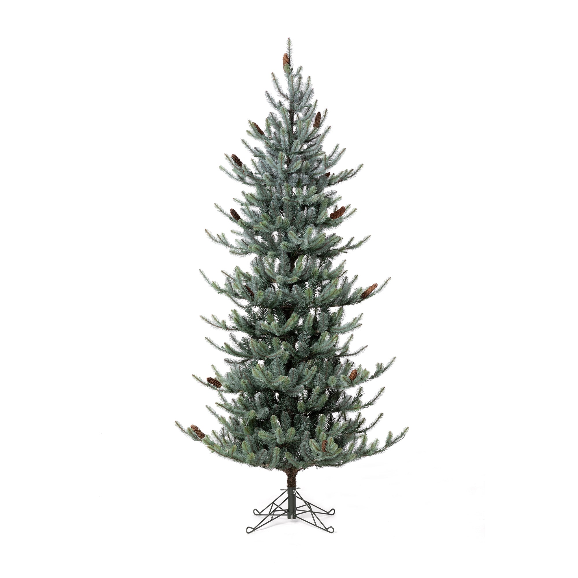 Park Hill Blue Spruce Slim Christmas Tree, 9' - Thumbnail 5