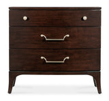 Bella Donna Three-Drawer Nightstand 6900-90016-89 Brown BellaDonna Collection 6900-90016-89 Hooker Furniture