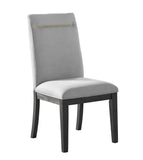 Steve Silver Yves Performance Chair Grey, Set of 2 YS500SG
