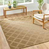 Christopher Knight Home® - Noble House - Muffley 5'3" X 7' Indoor/Outdoor Area Rug, Natural