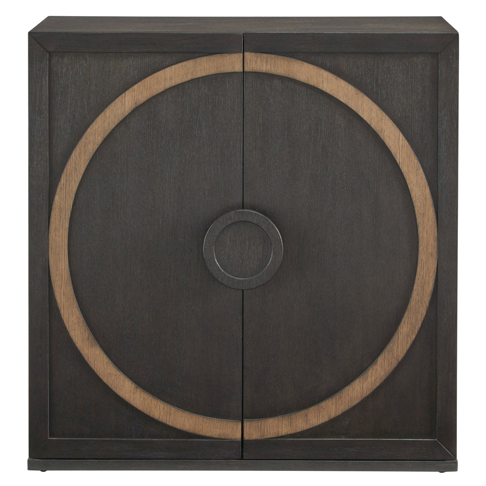 Pulaski Furniture 2-door Accent Chest With Adjustable Shelves & Elegant Design - Stylish Storage For Modern Spaces Black Quartered Oak Veneer P301795-pulaski