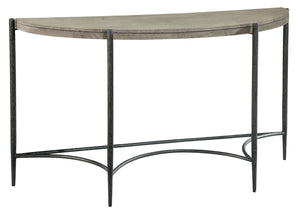 Hekman Furniture Bedford Park Gray Occasional Demilune Table 24915 Bedford Gray