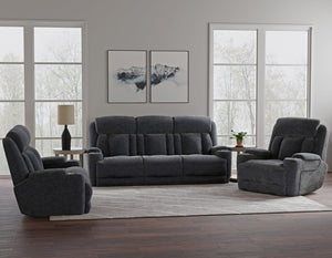 Parker Living Dalton - Lucky Charcoal Power Reclining Sofa Loveseat and Recliner Lucky Charcoal MDAL-321PH-LCH Parker House