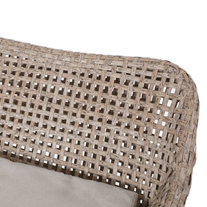 English Elm Pe Rattan Outdoor Bar Stools All Weather Woven Set with Cushioned Seats for Patio 71503.00MLBRN