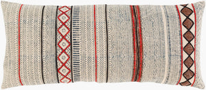 Livabliss Zoya Artisan Woven Cotton Lumbar Pillow Bohemian Global Texture for Sofas and Beds ZYA008-3214D
