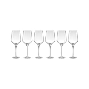 Lenox Tuscany Classics Angled Optic Wine Glasses, Set of Clear, NO COLOR GLASS,CRYSTAL 897403