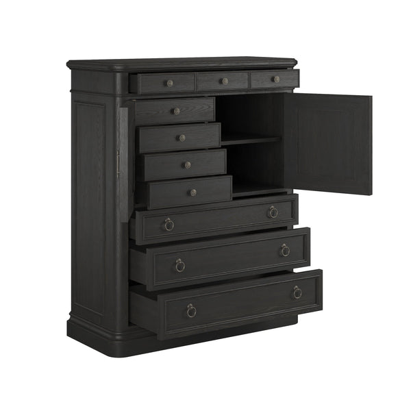 Atrium 6 Drawer Chest with Cedar Lined Drawer & Adjustable Shelves - Elegant Storage Solution