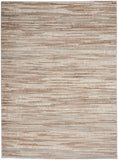 Nourison Elation ETN01 Machine Made Power-loomed Borderless Design Indoor Only Modern Rustic Rug Ivory Grey, Ivory Grey High Pile, 100% Polypropylene,Low Pile, 100% Polyester 99446837745