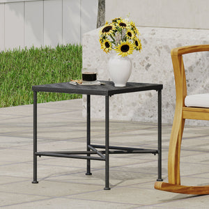 English Elm Christopher Knight Home® - LUNA Black Iron End Table – Powder-Coated Modern Accent Table 16.75"W x 16"H, Durable Stylish Decor 57637.00