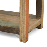 Christopher Knight Home® - Noble House - Meader Boho Handmade Distressed Mango Wood Console Table