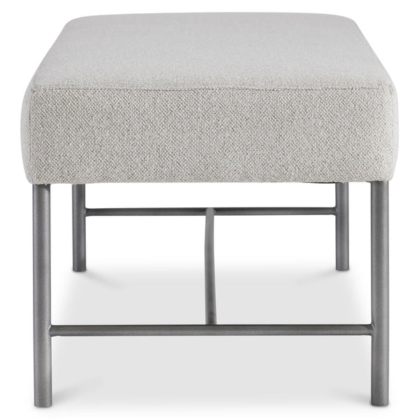 Bernhardt Bernhardt Outline Bench With Atra Textured Steel Base, 54" Upholstered Performance Seat — Modern Casual 360506