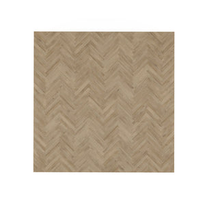 A.R.T. Furniture Garrison Cocktail Table: Casual Contemporary Design With Herringbone Finish And Thick Block Legs Brown Parawood Solids With Ash Embossing,White Oak Veneers 322301-1302