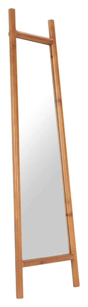 Zuo Modern Stiga Standing Mirror - Timeless Elegance With Modern Design, Perfect For Any Space And Decor Natural Fir Wood,Glass,Mdf 110313-zuo-modern