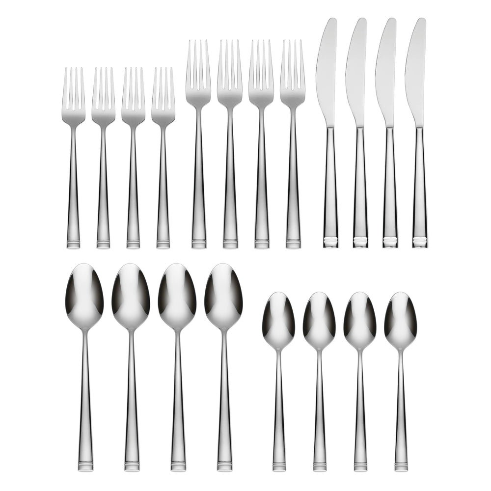 Lenox Cambridge Kingsland Mirror 20-Piece Flatware Set NO COLOR METAL 348820CNW12R