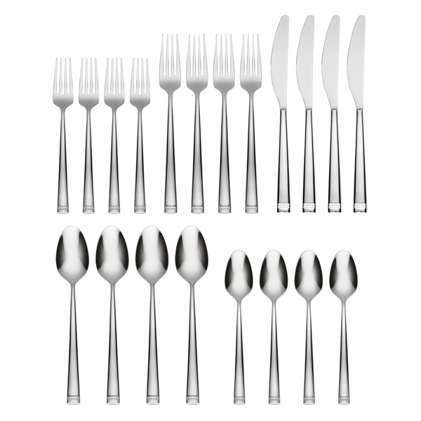 Lenox Cambridge Kingsland Mirror 20-Piece Flatware Set NO COLOR METAL 348820CNW12R
