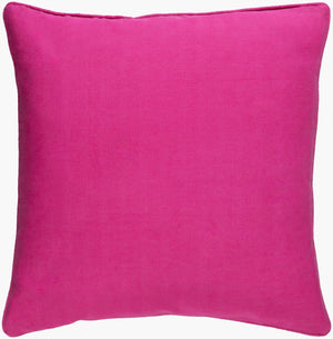 Surya Large Zig Zag Pillow - Stylish 13"L X 20"W Cotton-linen Blend Lumbar Cushion For Modern Decor Magenta Linen,Cotton Zzg001-1320d