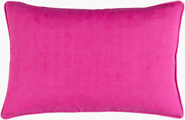 Surya Large Zig Zag Pillow - Modern 18"L X 18"W Cotton-linen Blend Accent Cushion For Home Decor Magenta Linen,Cotton Zzg001-1818