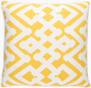 Surya Large Zig Zag Pillow - Modern 18"L X 18"W Cotton-linen Blend Accent Cushion For Home Decor Cream Linen,Cotton Zzg003-2222