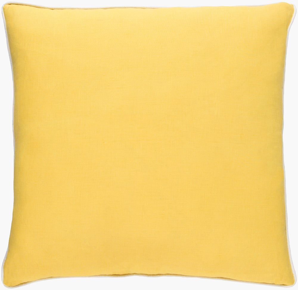 Surya Large Zig Zag Pillow - Modern 18"L X 18"W Cotton-linen Blend Accent Cushion For Home Decor Cream Linen,Cotton Zzg003-2222