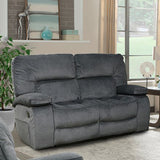 Parker House Parker Living Chapman - Polo Reclining Loveseat Polo 94% Polyester, 6% Nylon (W) MCHA#822-POL