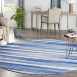 Nourison Whimsicle WHS12 Machine Made Power-loomed No Border Indoor Only Modern  Rug Blue Multicolor, Blue Multicolor 100% Polypropylene 99446833976