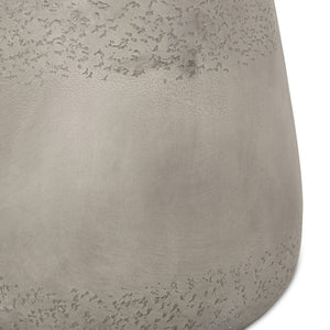 English Elm Orion Concrete Drum Side Table with Sculptural Flared Base for Eclectic Living Spaces 69455.00CONRT