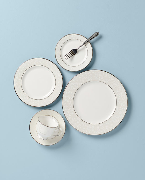 Lenox Opal Innocence 5-piece Place Setting White, WHITE BONE CHINA 6140990