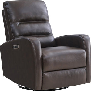 Parker House Parker Living Ringo - Florence Brown Power Swivel Glider Recliner Florence Brown Top Grain Leather with Match (X) MRIN#812GSPH-FBR