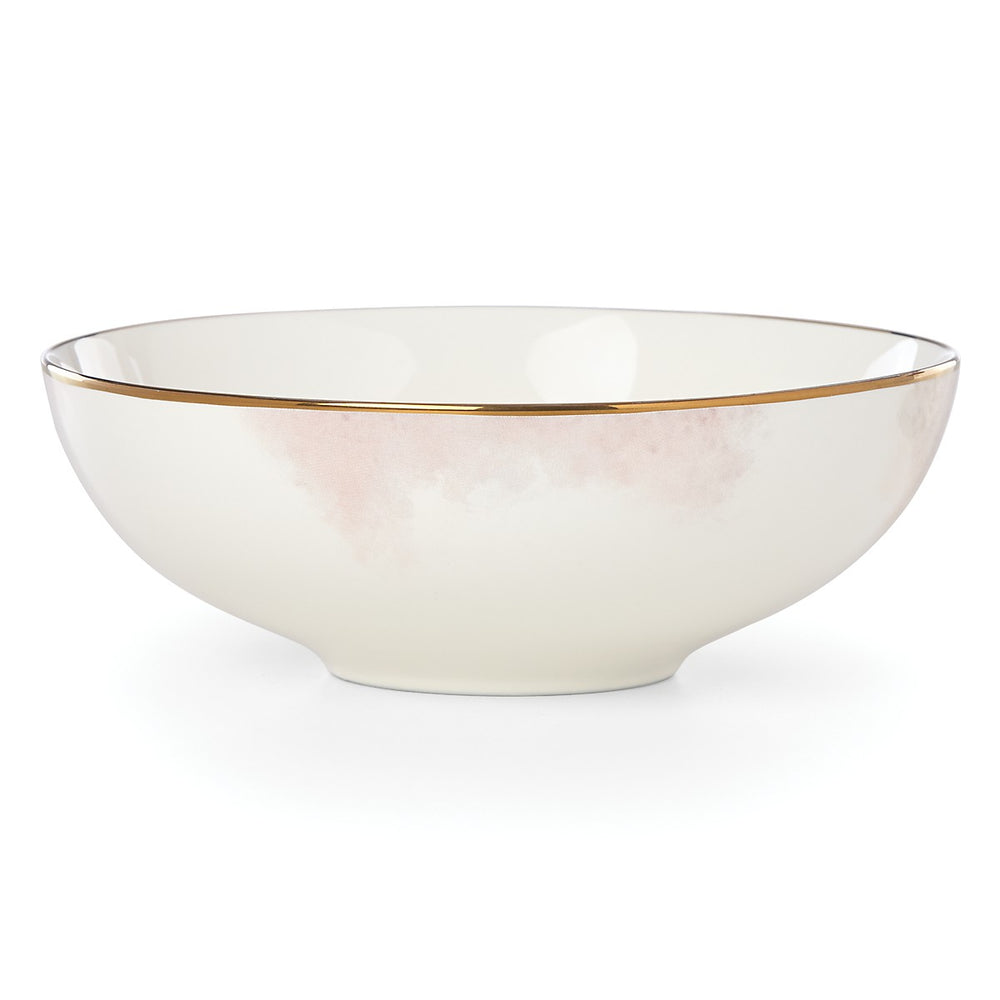 Lenox Trianna Salaria All-Purpose Bowl Taupe ,Grey, WHITE PORCELAIN 884712