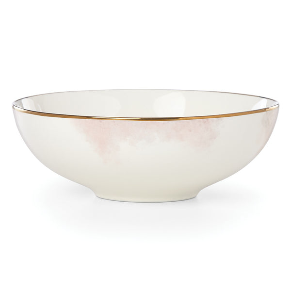 Lenox Trianna Salaria All-Purpose Bowl Taupe ,Grey, WHITE PORCELAIN 884712
