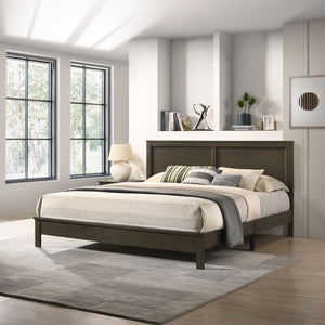 New Classic Furniture Aries 5/0 Queen Panel Bed Hb/Fb/Rails Gray B561G-300