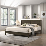 Aries 5/0 Queen Panel Bed Hb/Fb/Rails Gray