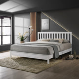 Leo 5/0 Queen Slat Bed Hb/Fb/Rails Black