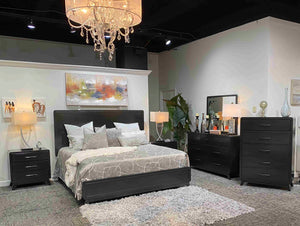 New Classic Furniture Skylar King Bed - Black Pearl B2057K-110-FULL-BED