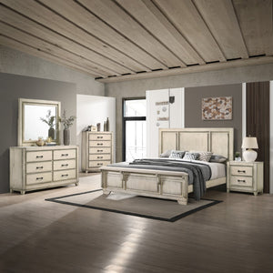 New Classic Furniture Ashland Full Bed - Rustic White B923W-410-FULL-BED