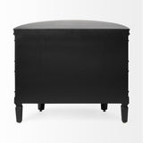 Mercana Romers Accent Cabinet Black Wood